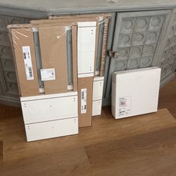 (3) Ikea Cubby Shelf and (1) File Folder New 