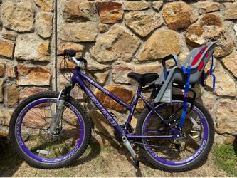 Ozone 500 bike with Child seat