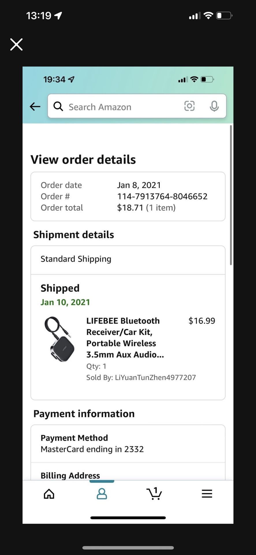 LIFEBEE Bluetooth Receiver/Car Kit, Portable Wireless 3.5mm Aux Audio