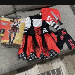Pirate Little Girls Costume