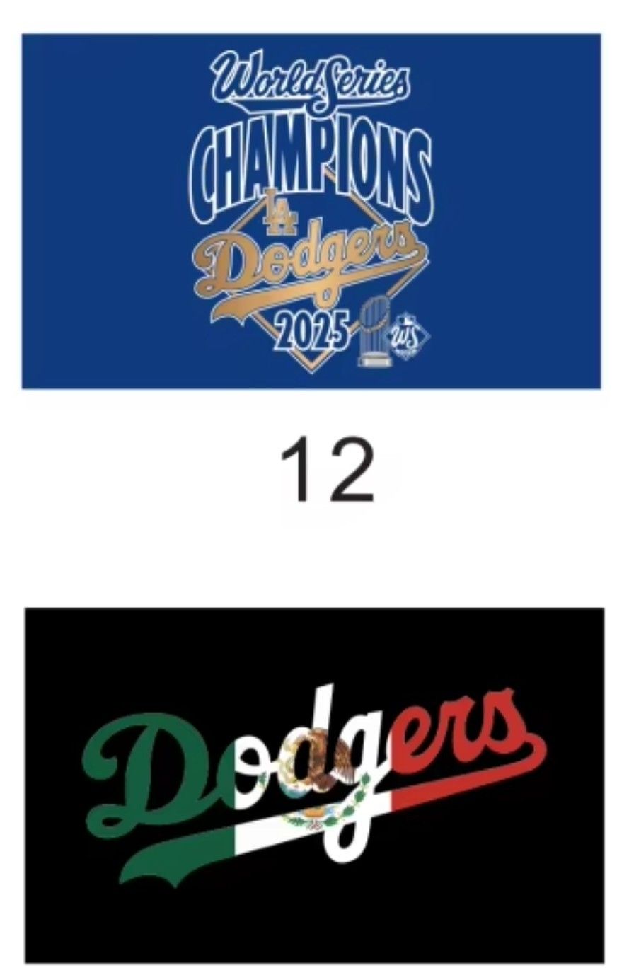 2025 World Series Champion Dodger Flag