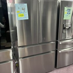 Refrigerator, LG New Open Box 36” W French Door Fridge 
