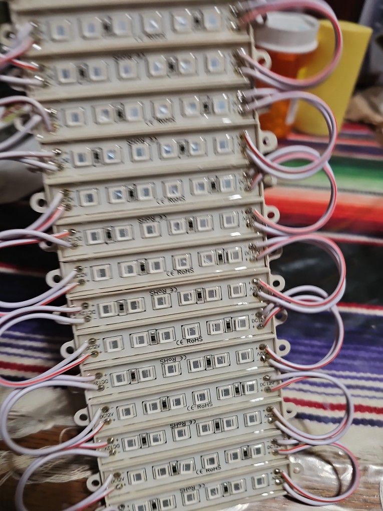Red Led 12 Volts Modules 6 Leds