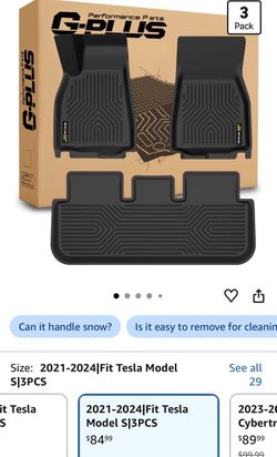 Floor Mats for Tesla Model S  21-24