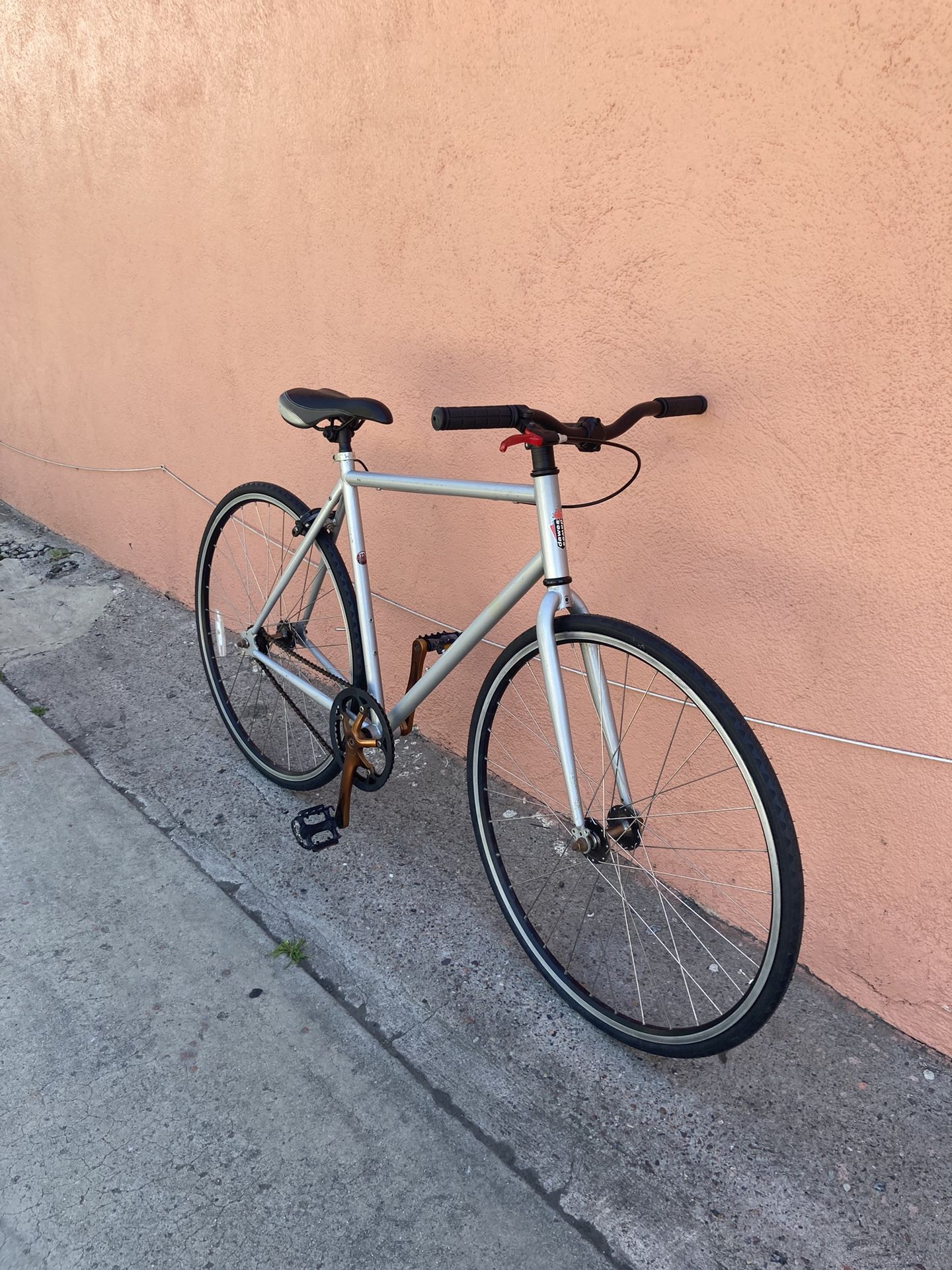 Fixie Bike Frame 54cm 700x25c Tires Good Condition Ready To Ride