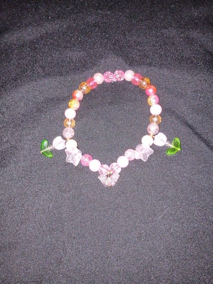 Flower Charm Bracelet $10