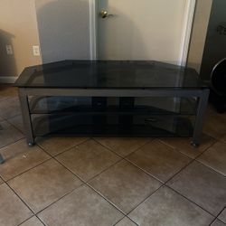 Glass Tv Stand 65in