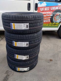 Tesla model Y tires new 255 40R20 Goodyear F1 Asimetric 5  $920 set of four install mount and balance 👌