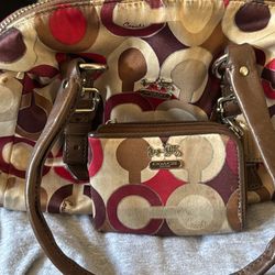 Coach Purse With matching Wallet