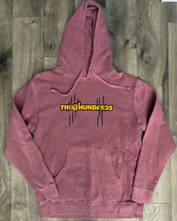 The Hundreds x Garfield Hoodie Pullover Hooded Sweatshirt Faded Medium Skate