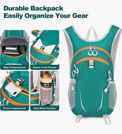 10L Small Hiking Backpack for Men Women, Lightweight Hiking Daypack Travel Daypack with Chest Strap,lightweight backpacks with adjustable shoulder str