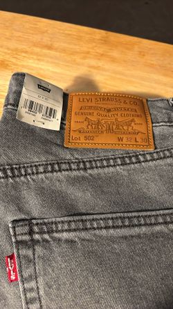 Brand New 502 Levi Acid Wash Blackish Gray