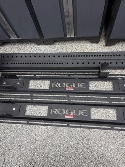 Rogue Fitness foldable squat and pull up rack