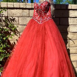 QUINCEANERA  Dress (never Worn) & Crown