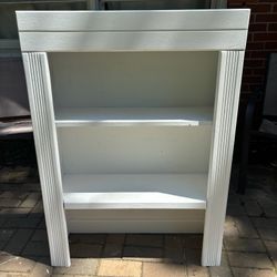 White Wooden Bookcase For Sale 