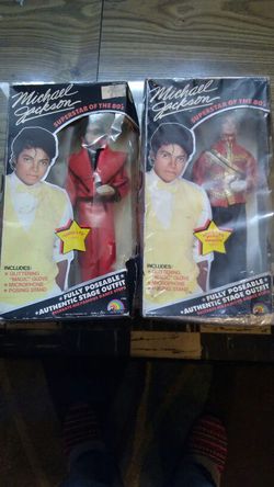 Antique Michael Jackson dolls