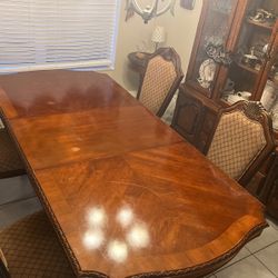 Dining room table with four chairs