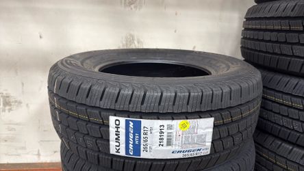 1 New Tire Kumho crugen HT51 265/65R17