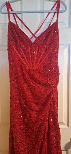 Shein Formal Red Dress Size Medium