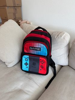 Boys Backpack with multiple compartments & pencil bag