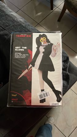 Art The Clown girl Terrifier Costume (Medium)