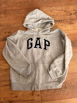 Gap Logo Zip-Up Hoodie