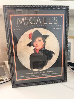 Genuine 1935 McCall’s Magazine Cover Signed by Neysa McMein
