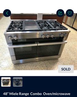 48” Miele Range Combo Oven/microwave 8500$ OBO
