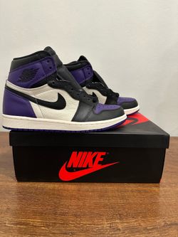 Jordan 1 court purple 2018 size 8