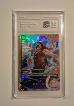 🔥 ONE PIECE PCG 10+ PRISTINE Monkey D. Luffy EB02-061 SEC Chinese Alt Art Investment Grade 🔥