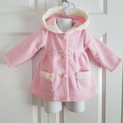 Girls hooded jacket Size 18 Months
