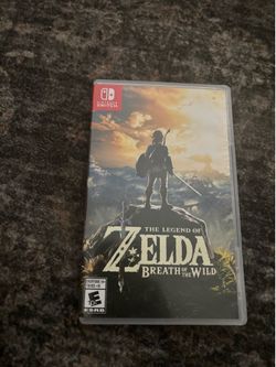 The legend of of Zelda breath of the wild Nintendo switch