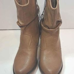 Women's Modern Western Cowboy Boot W/Pull-Up Tab-Sz 11