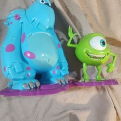Mike And Sully Disneyland Parks Popcorn Bucket And Cup
