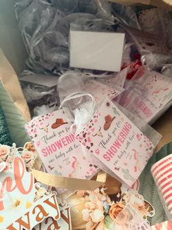 Western Baby Shower Party Favor Set