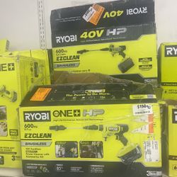 Ryobi 18 V Brushless, Cordless Electric Power Cleaner