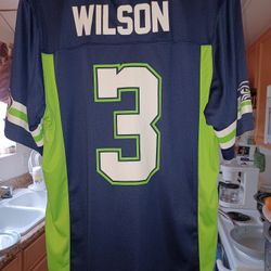 Size Large Men's Russell Wilson Jersey