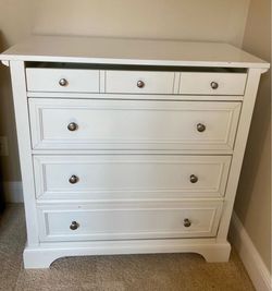 CREAM WOOD DRESSER