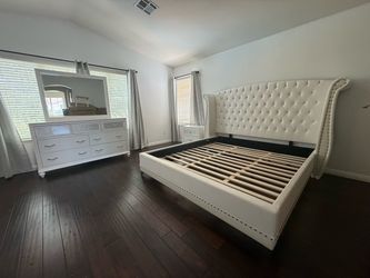 White Cream Bedroom Set Message For Price and Details