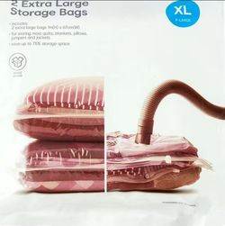 4 Large Vacuum Storage Bags