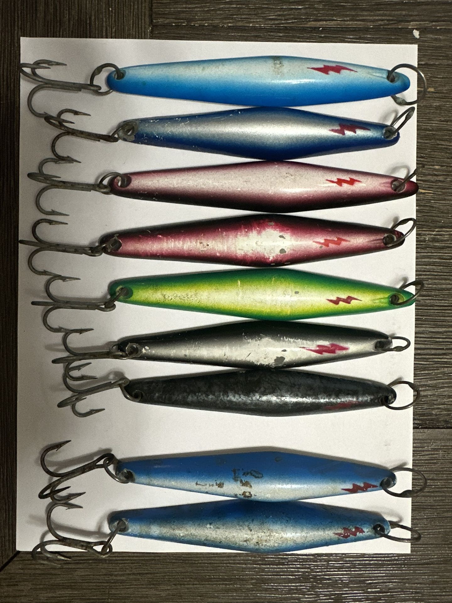 LOT (13) of Vintage 2 Sharp Fishing Irons