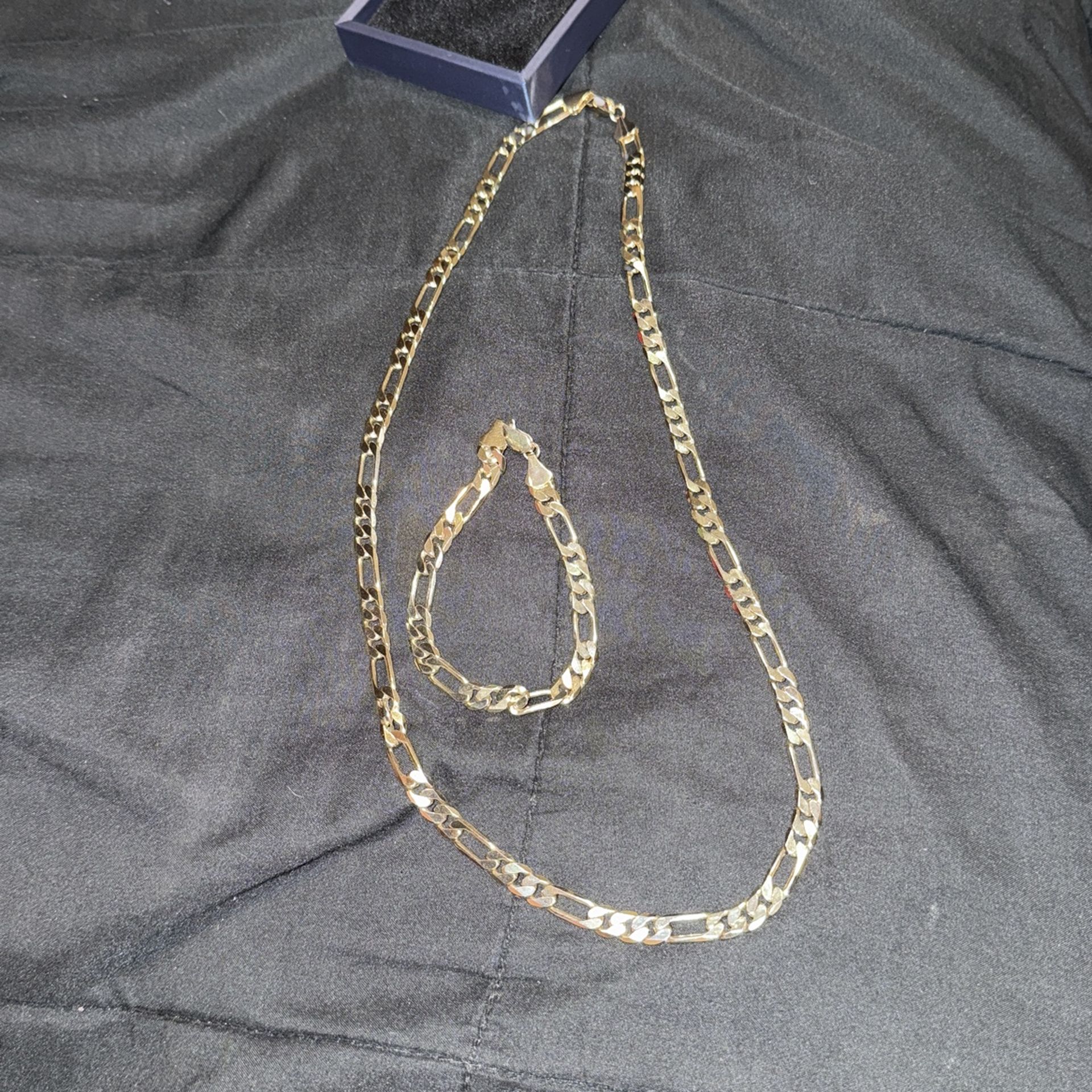14kGold Chain And Bracelet