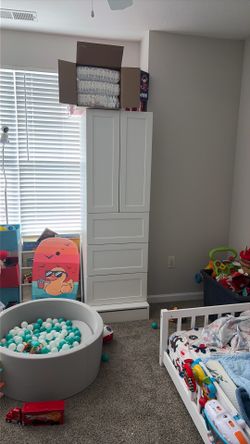 White IKEA dresser