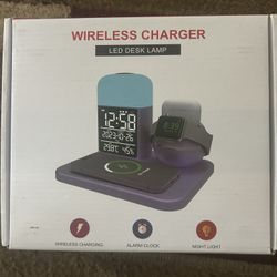 Wireless Charger LED lamp 