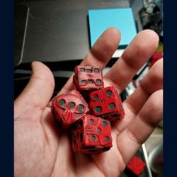 Oggie Boogie Dice Set (Only 2 Dice) Nightmare Before Christmas