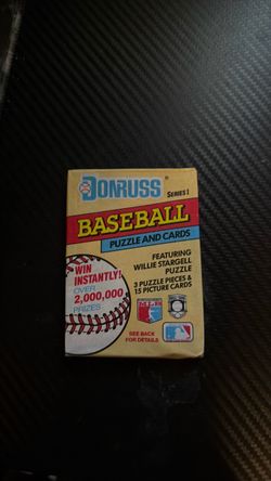 Classic baseball puzzle and cards series 1