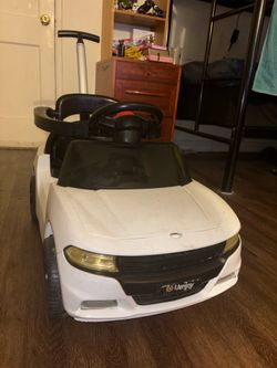 Little White Toy Car