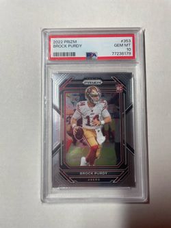 2022 Panini Prizm Brock Purdy #353 (RC) - PSA 10