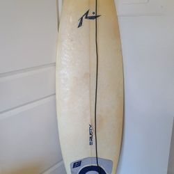 Rusty Surfboard 6'2" Shortboard — Thruster with Leash & Traction Pad