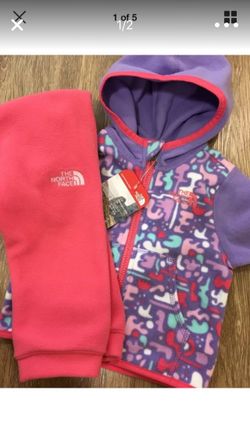 The north face fleece set!
